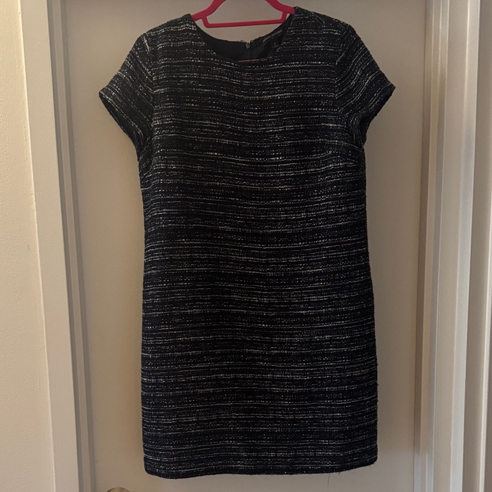 Banana Republic Black and White Mini Dress